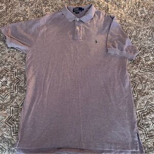 Polo by Ralph Lauren Men's Heather Purple Polo Shirt